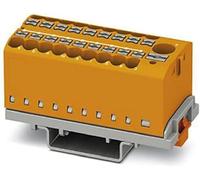 PHOENIX CONTACT PTFIX 6/18X2,5-NS35 OG - Blocco di distribuzione con orientamento verticale e alimentazione integrata, 690 V, 24 A, numero di porte 19, sezione 0,14 mm²-4 mm²