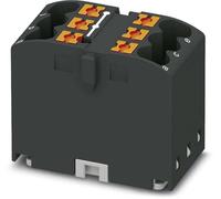 PHOENIX CONTACT PTFIX 6X2,5 BK - Blocco di distribuzione, morsetto di base, 450 V, 24 A, numero di connettori 6, sezione 0,14 mm²-4 mm², AWG: 26-12, larghezza 16 mm, altezza 21,7 mm, nero, 10 pezzi
