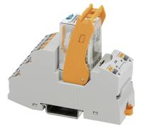 PHOENIX CONTACT RIF-2-RPT-LDP-24DC/4X21 Modulo relè preassemblato con connettore push-in, base relè di contatto di potenza e staffa di supporto, 4 commutatori, tensione di ingresso 24 V DC