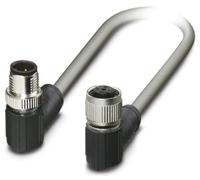 PHOENIX CONTACT SAC-5P-MR/0.5-924/FR SCO CANopen Cavo Busssystem DeviceNet, 5 poli, schermato, spina angolare M12 Speedcon, codifica A, 0,5 m, connettore non schermato, grigio