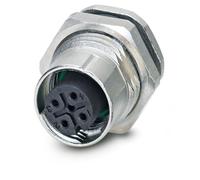 PHOENIX CONTACT SACC-DSI-FS-4CON-L180/SCO SH - Connettori a 4 poli, M12-SPEEDCON, con attacco a saldatura dritto, 20 pezzi