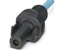 PHOENIX CONTACT SACC-MINFS-5CON-PG13 - Connettore universale a 5 poli, presa diritta 7-8" UNF, codifica A, attacco a vite, in zinco pressofuso e zigrinato, nichelato, raccordo per cavo Pg13.5