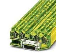 Phoenix Contact ST 4-Quattro-PE - Morsetto per conduttore di protezione, verde/giallo, 1 pezzo