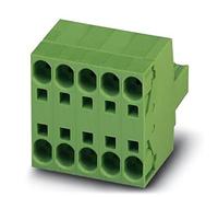 PHOENIX CONTACT TSPC 5/6-ST-7,62 - Connettore per circuito stampato, 6 mm², sezione nominale di 6 mm², verde, 41 A, 1000 V, 6 poli, serie di articoli TSPC 5/..-ST, dimensioni griglia 7,62 mm, 25 pezzi
