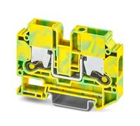 PHOENIX CONTACT XTV 10-PE - Morsetto di collegamento semplice, verde, giallo, 10 mm², Push-X, confezione da 50 pezzi