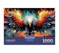 Phoenix Eagle Puzzle in Cartone Extra Spesso Da 1000 Pezzi, Majestic Wings, Allenamento Mentale, Regalo Divertente, Attività, Decorazione Parete, Arte 52x38cm/1000pcs