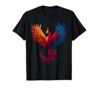 Phoenix Fire Phoenix Bird Firebird Rejuvenation Reborn Maglietta