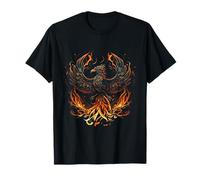 Phoenix Fire Phoenix Bird Reborn Firebird Rising Phoenix Maglietta