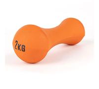 Phoenix Fitness RY928 Manubrio Singolo in Neoprene - Peso per casa e in Palestra Allenamento Fitness per Braccia e Mani, 2 kg, Arancione