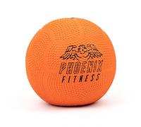 Phoenix Fitness RY929 No Bounce Medicine Slam Ball | Piccolo 3kg | Testurizzato Easy Grip | Rafforza I Muscoli Centrali, Arancione