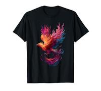 Phoenix Floral Phoenix Rising Rejuvenation Firebird Reborn Maglietta