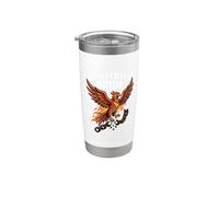 Phoenix Freedom Forza e Rising From Ashes Rebirth Renew Bicchiere termico in acciaio inox doppia parete