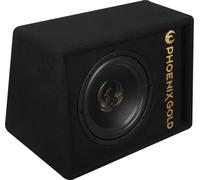 PHOENIX GOLD Z8AB 20.3cm Singolo Active Subwoofer Nero 125 W RMS Con Kit Cavi