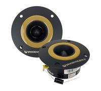 Phoenix Gold ZPRO36 3.8In Pro Audio Bullet Tweeter Pair 1In Voice Coil 75 W RMS