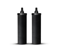 PHOENIX GRAVITY NSF Certified Smart Carbon (nero) elementi filtranti di ricambio - Confezione da 2 cartucce di carbonio per filtri acqua Phoenix Gravity, compatibile con Berkey e altri filtri