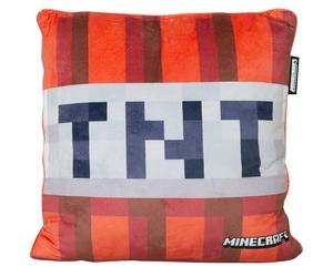 phoenix group AG MINECRAFT - Cuscino decorativo con imbottitura, vellutato, morbido cubo in TNT