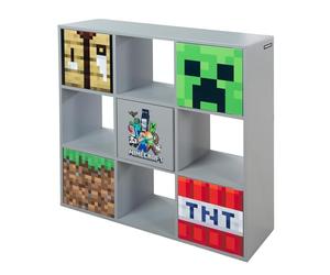 phoenix group Minecraft - Mensola 3x3 con ante e scomparti aperti
