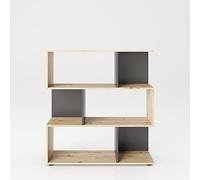 phoenix group Scaffale SHELFY con 6 scomparti, rovere Artisan con grigio
