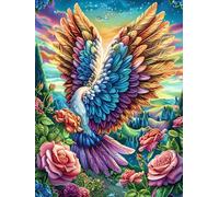 Phoenix in Colorful Flames Puzzle 300 Pezzi Sfida Intellettuale Avanzata Rompicapo Per Menti Acute Esercizio Cerebrale Stimolo Mentale Regalo Per Person 300 PCS