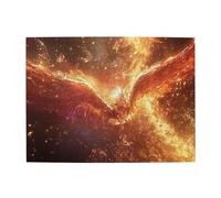 Phoenix In The Flame Puzzle in legno da 500 pezzi puzzle per adulti impegnativo puzzle per dimensioni di gioco 38,1 x 51,8 cm
