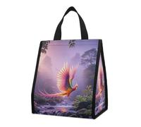 Phoenix Is Flying - Borsa termica per il pranzo, per donne e uomini, riutilizzabile, grande, a prova di perdite, pieghevole, portatile, per lavoro, campeggio, picnic