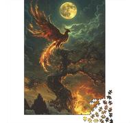 Phoenix Jigsaw Puzzle Impossible 1000Pcs Decorazione Per La Casa. Rilassamento E Intelligence Per Adulti E Ragazzi Da 14 Anni 1000pcs (75x50cm)