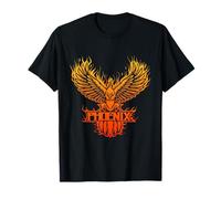 Phoenix Mythical Bird Rising Born Phoenix Firebird Uomini Donne Maglietta