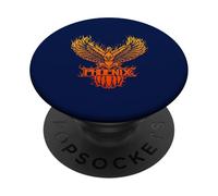 Phoenix Mythical Bird Rising Born Phoenix Firebird Uomini Donne PopSockets PopGrip Adesivo