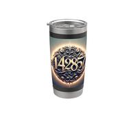 Phoenix Numero Nato Da Seven 142857 Bicchiere termico in acciaio inox doppia parete