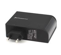 Phoenix PHMULTIUSBCHARGER - Caricatore adattatore USB universale da parete, 4 x USB, nero, 5,1 V, 2,1 A