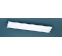 PHOENIX PLAFONIERA LED 31W 3600lm, 3000K RETTANGOLARE ACCIAIO DIFFUSORE BIANCO 120X30CM