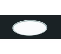 PHOENIX PLAFONIERA LED 31W 3600lm, 3000K TONDA ACCIAIO DIFFUSORE BIANCO D. 62CM