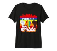 Phoenix Pride Rainbow Gay Pride Flag Funny LGBT Maglietta Premium