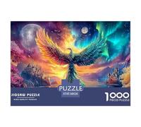 Phoenix Puzzle Da 1000 Pezzi Perfetto Per Appassionati Di Esperti Sfida Impossibile Creativo Regalo Per La Famiglia Regalo Per Adulti E Bambini Da 14 Anni E Più 38x26cm/1000pcs