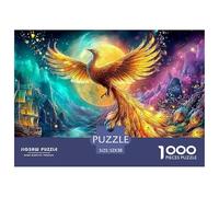 Phoenix Puzzle Da 1000 Pezzi Perfetto Per Appassionati Di Esperti Sfida Impossibile Creativo Regalo Per La Famiglia Per Adulti E Bambini 52x38cm/1000pcs