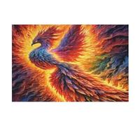 Phoenix Puzzle Games for Adults E Bambini - for Creativity And Mindfulness - Challenging Jigsaw Puzzles 1000 Pezzi for Family （75×50cm）