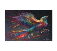 Phoenix Puzzle Games for Adults E Bambini - for Creativity And Mindfulness - Challenging Jigsaw Puzzles 1000 Pezzi for Family （75×50cm）