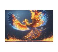 Phoenix Puzzle Games for Adults E Bambini - for Creativity And Mindfulness - Challenging Jigsaw Puzzles 1000 Pezzi for Family （75×50cm）