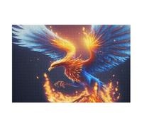 Phoenix Puzzle Games for Adults E Bambini - for Creativity And Mindfulness - Challenging Jigsaw Puzzles 1000 Pezzi for Family （75×50cm）