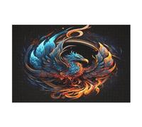 Phoenix Puzzle Games for Adults E Bambini - for Creativity And Mindfulness - Challenging Jigsaw Puzzles 1000 Pezzi for Family （75×50cm）