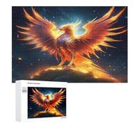 Phoenix Puzzle Games for Adults E Bambini - for Creativity And Mindfulness - Challenging Jigsaw Puzzles 1000 Pezzi for Family （75×50cm）