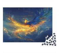 Phoenix Puzzle Impossible 1000Pcs Night Sky Decorazione Per La Casa. Giochi Rilassamento E Intelligence Per Adulti E Ragazzi Da 14 Anni 1000pcs (75x50cm)