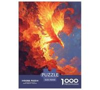 Phoenix Puzzle Intrattenimento Creativo 1000 Elementi Giochi Mythical Creatures Puzzle Relax Decorazione Perfetta Sfide Divertenti Per Adulti 70x50cm/1000pcs