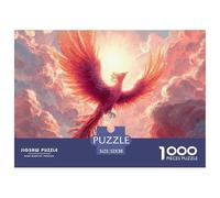 Phoenix Puzzles 1000 Pezzi Perfetto Per Appassionati Di Esperti Sfida Impossibile Intrattenimento Creativo Regalo Per La Famiglia Regalo Per Adulti E Bambini Da 14 Anni E Più 52x38cm/1000pcs
