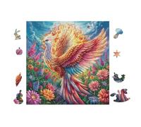 Phoenix Rainbow Wings Rompicapo 100 Pezzi Per Decorazione Domestica Cartone Di Alta Qualità Per Arredamento Casa Da Incorniciare Da Passatempo Edizione Esclusiva 28x28cm