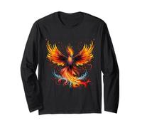 Phoenix Reborn Fire Phoenix Bird Rejuvenation Mitico Uccello Maglia a Manica