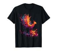 Phoenix Reborn Phoenix Rising Fire Ringiovanimento degli Uccelli Maglietta