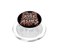 Phoenix Rise From the Ashes Fire Wings Dark Fantasy Art PopSockets PopGrip per MagSafe