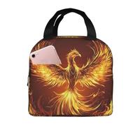 Phoenix Rising Borsa per il pranzo per donne e uomini, isolata dal fuoco, a prova di perdite, termica, borsa termica per pasti per lavoro, scuola, picnic, escursionismo