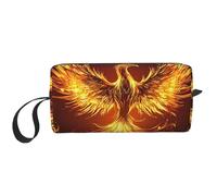 Phoenix Rising - Borsa per il trucco resistente all'acqua, da viaggio, organizer per articoli da toeletta per donne e uomini, con cerniera, piccola borsa portatile per attrezzi